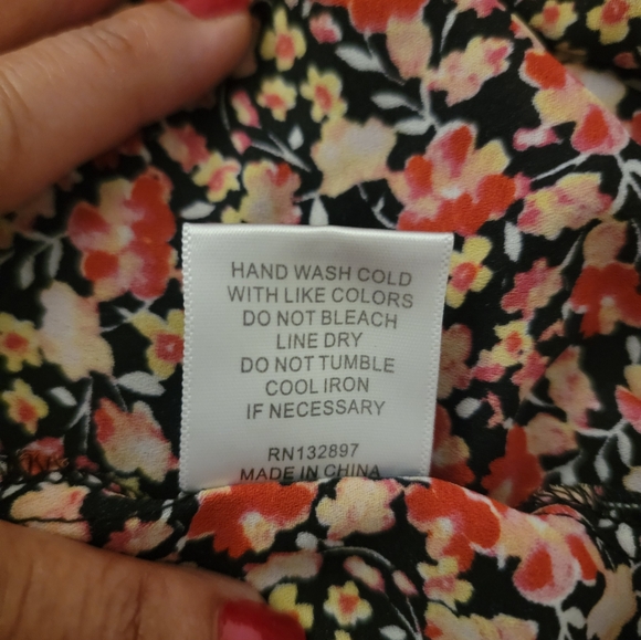 Multicolor Pretty Short Sleeve Tunic - Picture 2 of 4